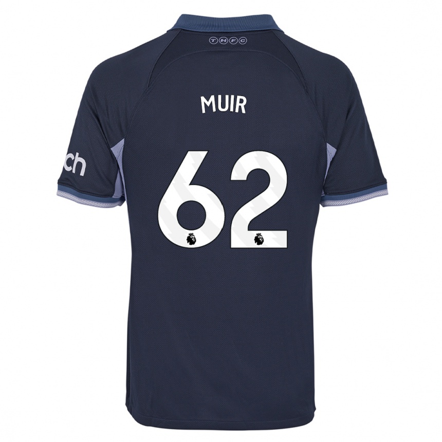 Hombre Fútbol Camiseta Marqes Muir #62 Azul Oscuro 2ª Equipación 2023/24 México