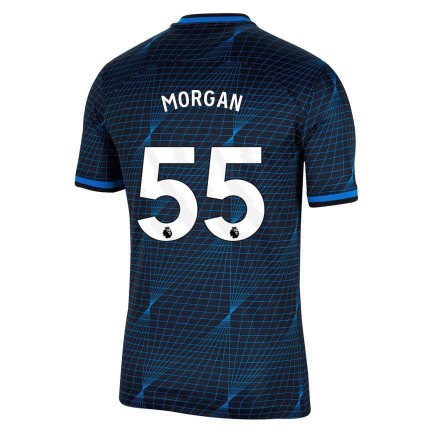 Hombre Fútbol Camiseta Jimmy-Jay Morgan #55 Azul Oscuro 2ª Equipación 2023/24 México