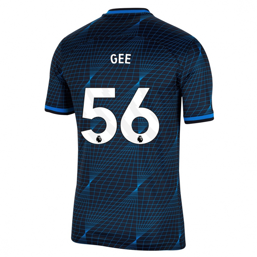 Hombre Fútbol Camiseta Billy Gee #56 Azul Oscuro 2ª Equipación 2023/24 México