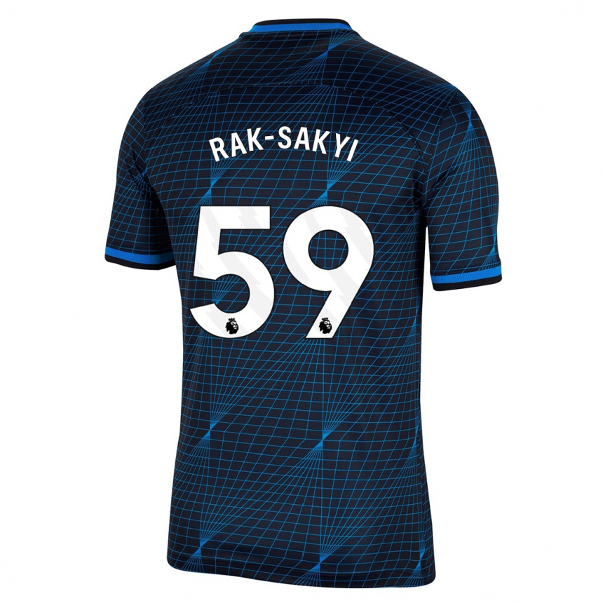 Hombre Fútbol Camiseta Sam Rak-Sakyi #59 Azul Oscuro 2ª Equipación 2023/24 México