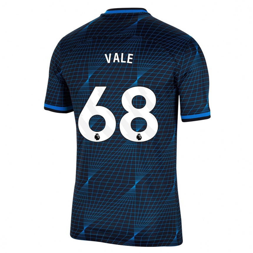 Hombre Fútbol Camiseta Harvey Vale #68 Azul Oscuro 2ª Equipación 2023/24 México