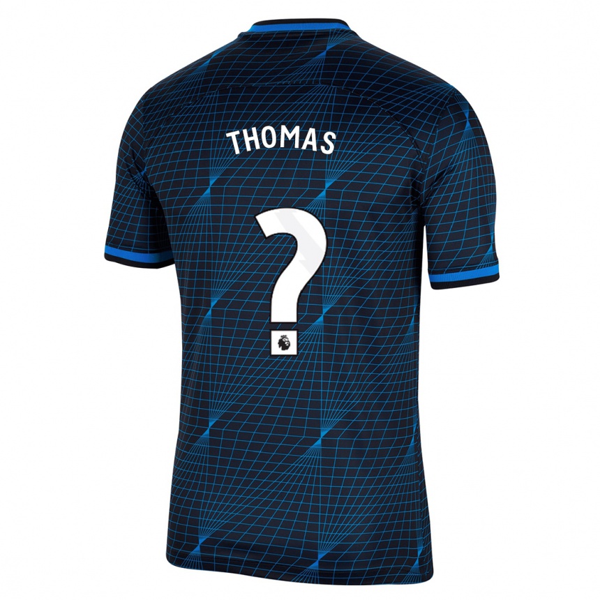 Hombre Fútbol Camiseta Silko Thomas #0 Azul Oscuro 2ª Equipación 2023/24 México