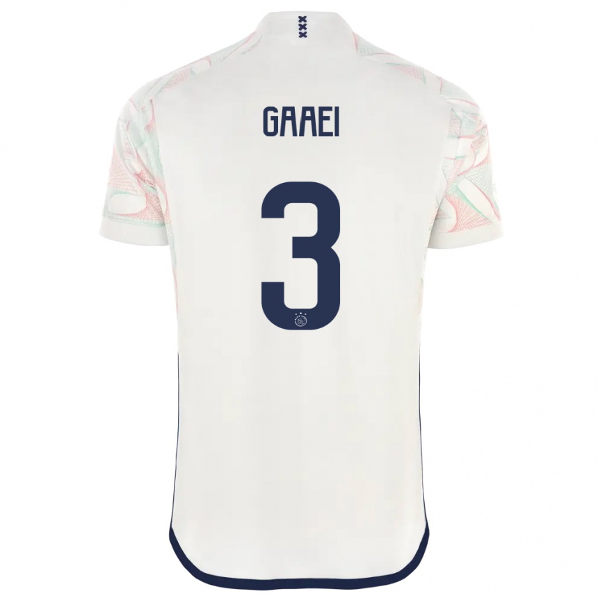 Hombre Fútbol Camiseta Anton Gaaei #3 Blanco 2ª Equipación 2023/24 México