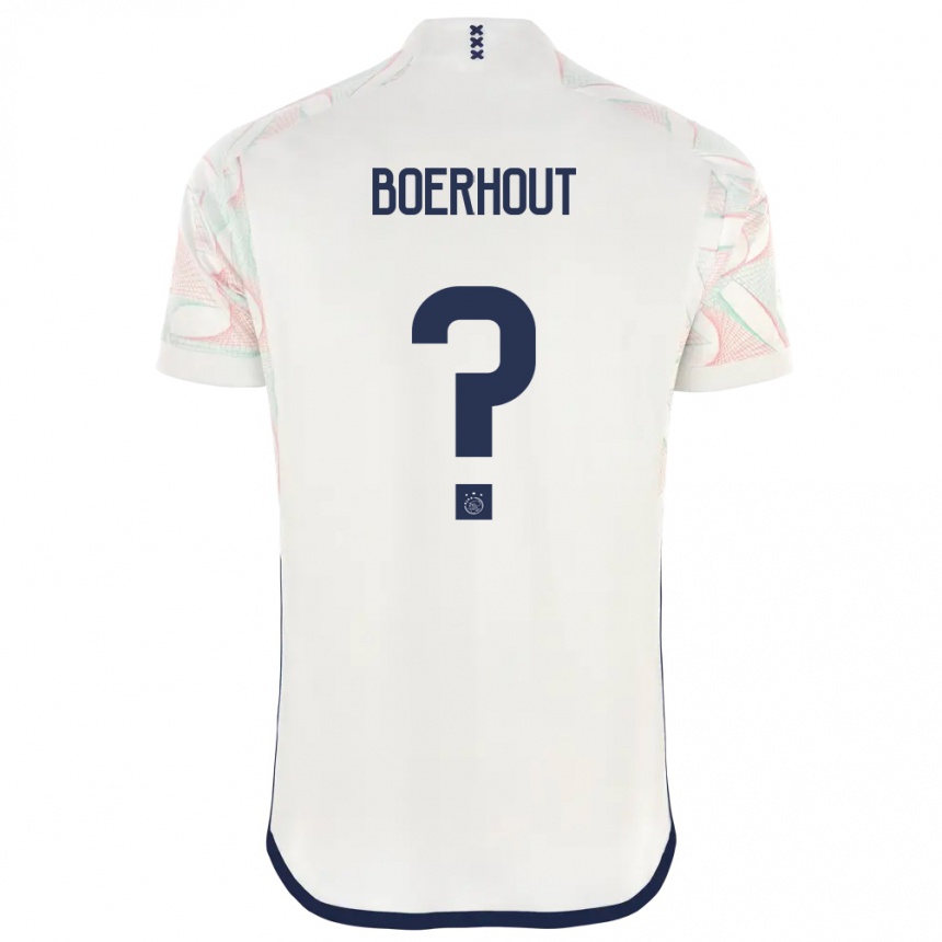 Hombre Fútbol Camiseta Yoram Boerhout #0 Blanco 2ª Equipación 2023/24 México