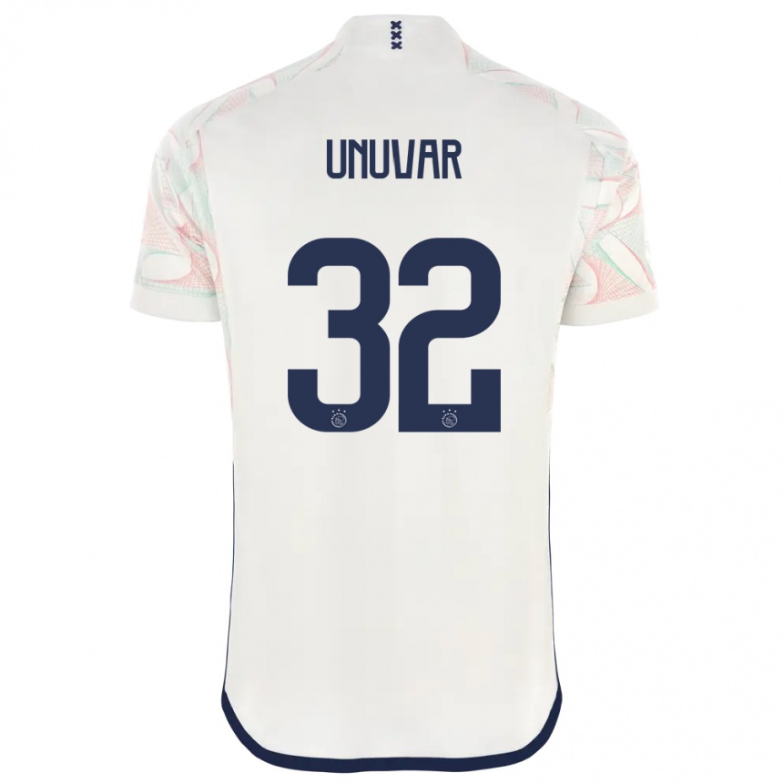 Hombre Fútbol Camiseta Naci Unuvar #32 Blanco 2ª Equipación 2023/24 México