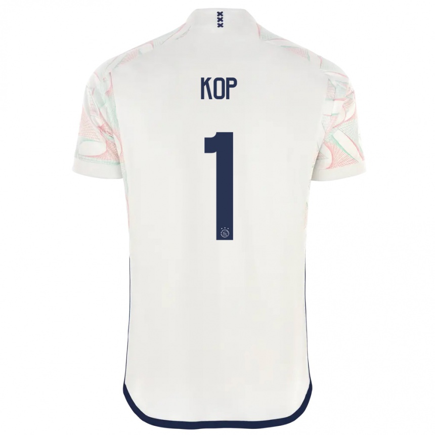 Hombre Fútbol Camiseta Lize Kop #1 Blanco 2ª Equipación 2023/24 México