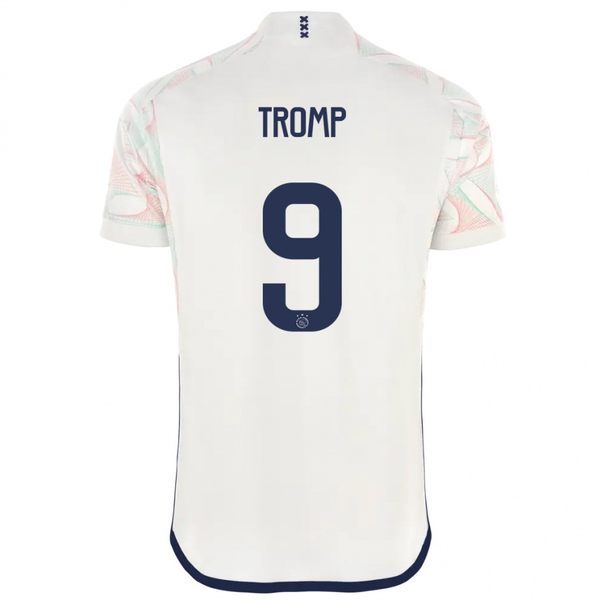 Hombre Fútbol Camiseta Nikita Tromp #9 Blanco 2ª Equipación 2023/24 México