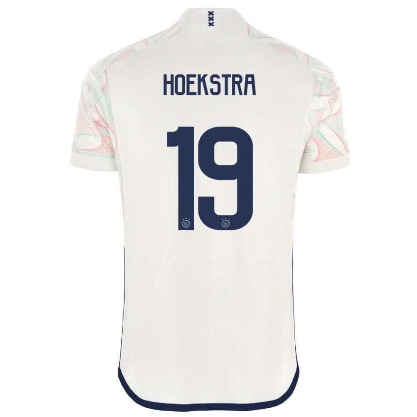 Hombre Fútbol Camiseta Tiny Hoekstra #19 Blanco 2ª Equipación 2023/24 México