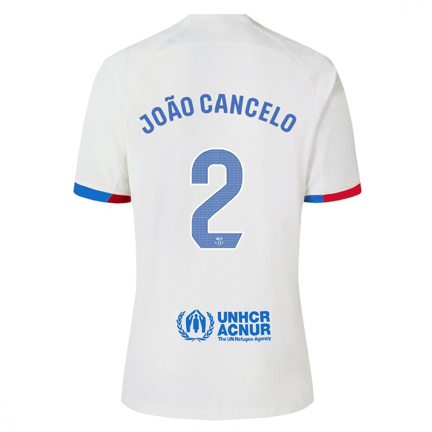 Hombre Fútbol Camiseta Joao Cancelo #2 Blanco 2ª Equipación 2023/24 México
