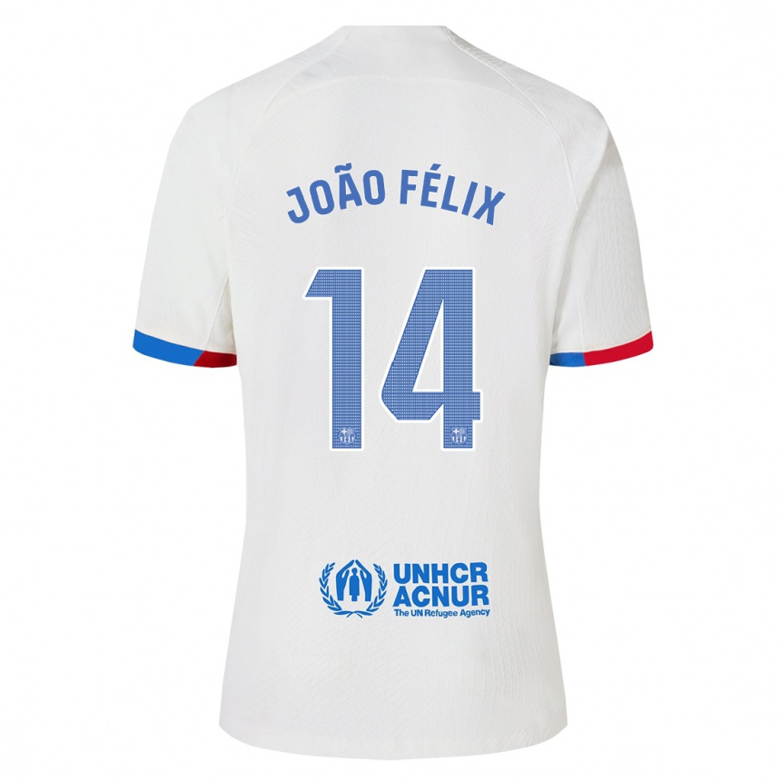 Hombre Fútbol Camiseta Joao Felix #14 Blanco 2ª Equipación 2023/24 México