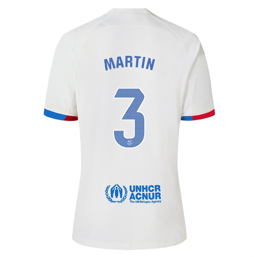 Hombre Fútbol Camiseta Gerard Martin #3 Blanco 2ª Equipación 2023/24 México