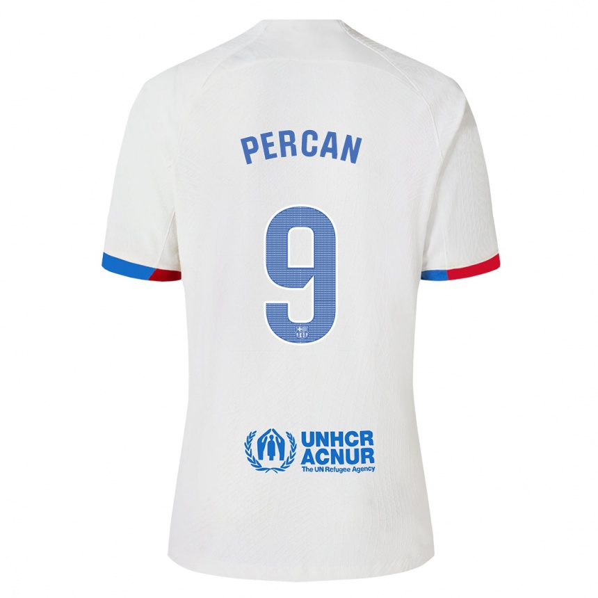 Hombre Fútbol Camiseta Diego Percan #9 Blanco 2ª Equipación 2023/24 México