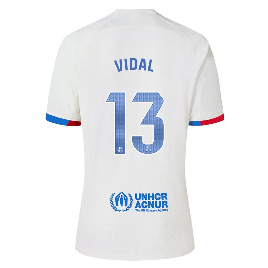 Hombre Fútbol Camiseta Marc Vidal #13 Blanco 2ª Equipación 2023/24 México