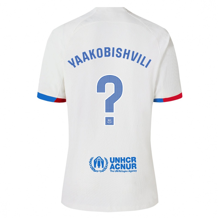 Hombre Fútbol Camiseta Áron Yaakobishvili #0 Blanco 2ª Equipación 2023/24 México