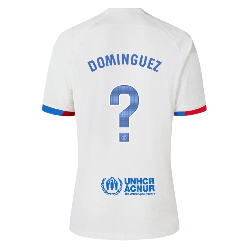 Hombre Fútbol Camiseta Sergi Dominguez #0 Blanco 2ª Equipación 2023/24 México