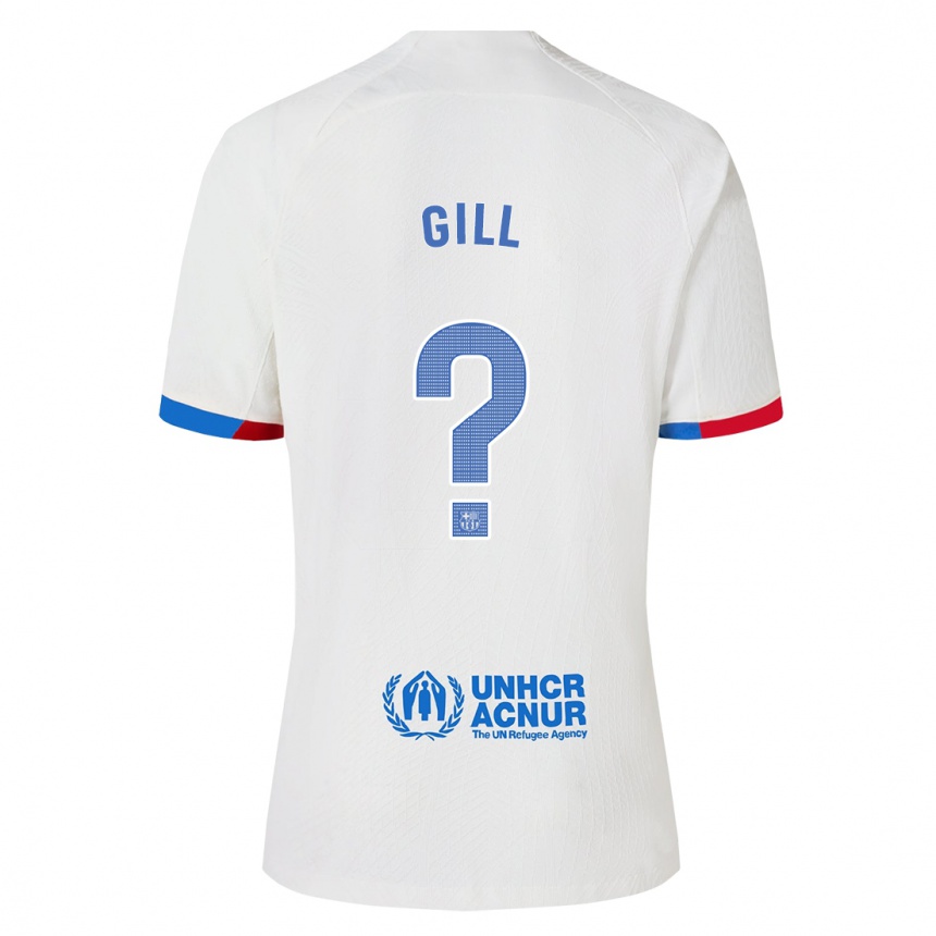 Hombre Fútbol Camiseta Adrian Gill #0 Blanco 2ª Equipación 2023/24 México