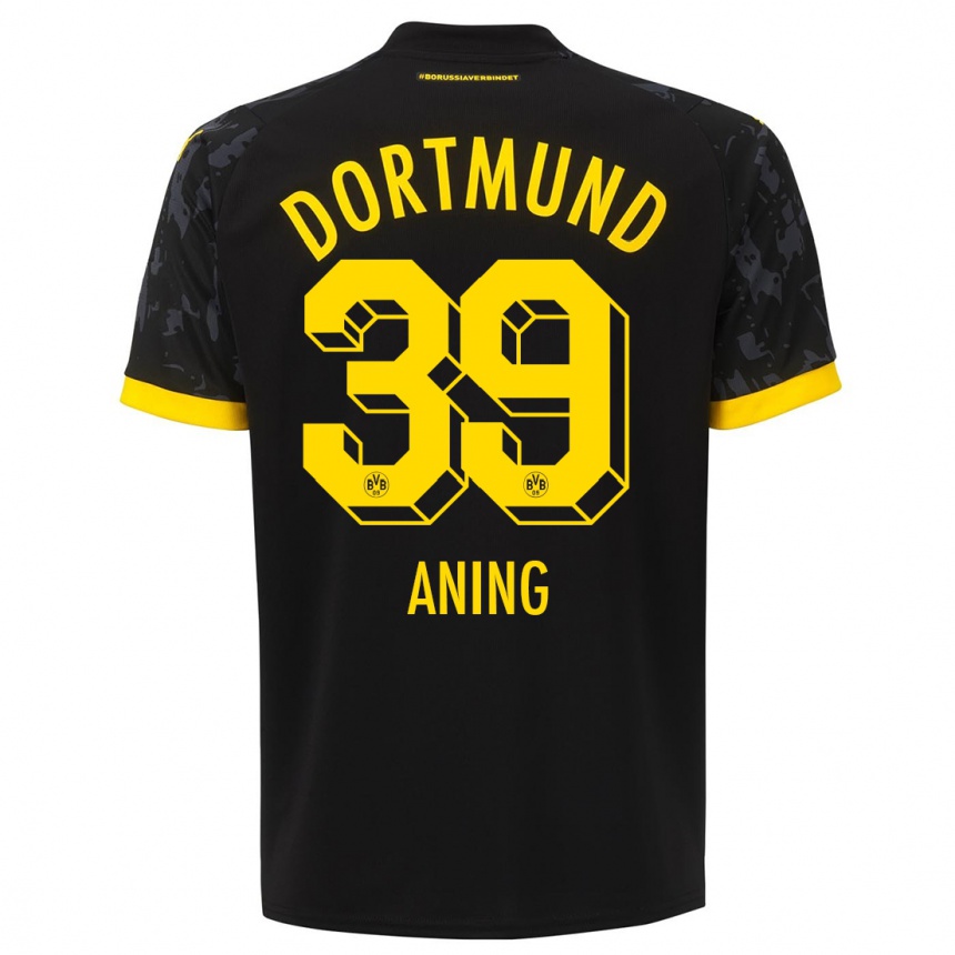 Hombre Fútbol Camiseta Prince Aning #39 Negro 2ª Equipación 2023/24 México