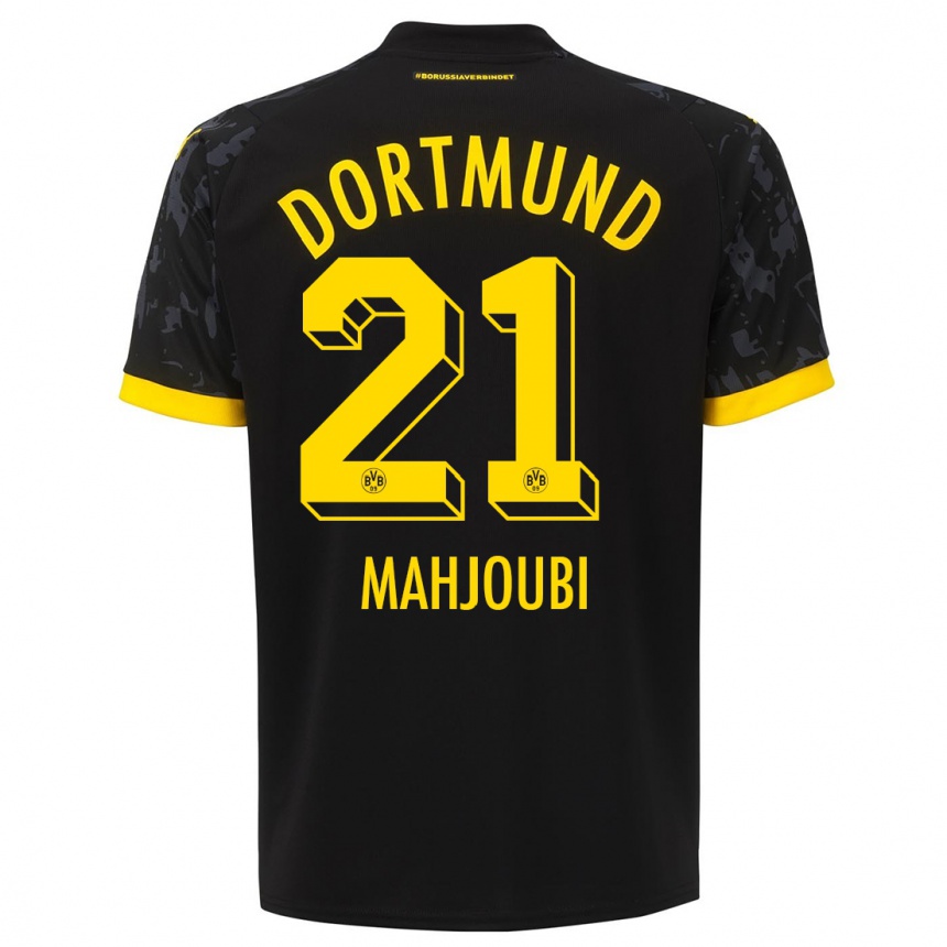 Hombre Fútbol Camiseta Anas Mahjoubi #21 Negro 2ª Equipación 2023/24 México