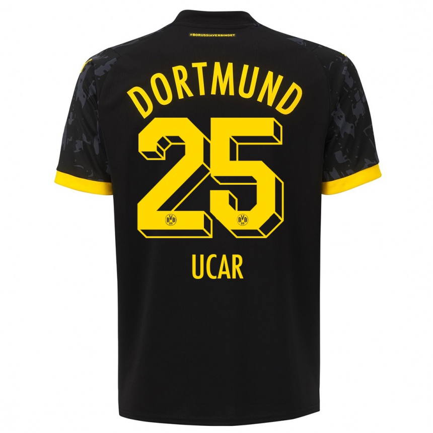 Hombre Fútbol Camiseta Leys Ucar #25 Negro 2ª Equipación 2023/24 México