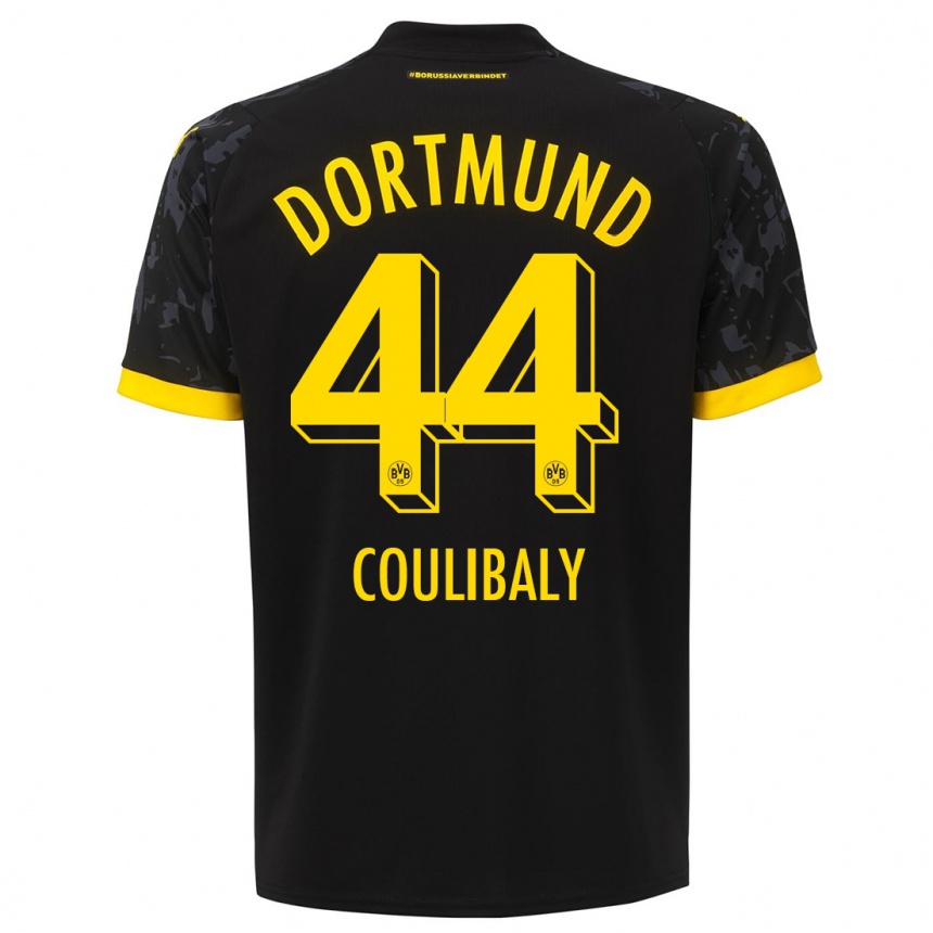 Hombre Fútbol Camiseta Soumaila Coulibaly #44 Negro 2ª Equipación 2023/24 México