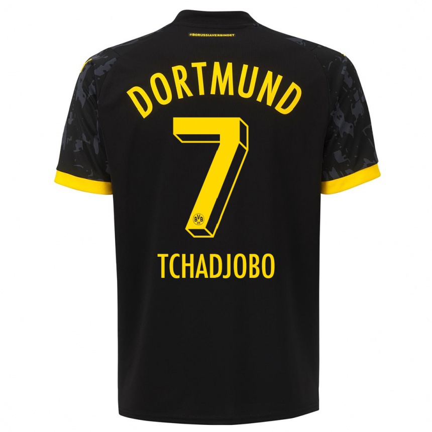 Hombre Fútbol Camiseta Dia Tchadjobo #7 Negro 2ª Equipación 2023/24 México