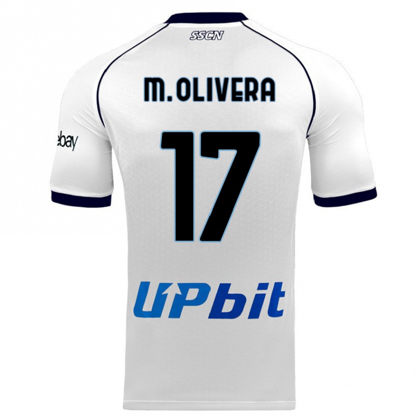 Hombre Fútbol Camiseta Mathias Olivera #17 Blanco 2ª Equipación 2023/24 México