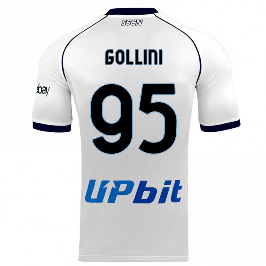 Hombre Fútbol Camiseta Pierluigi Gollini #95 Blanco 2ª Equipación 2023/24 México