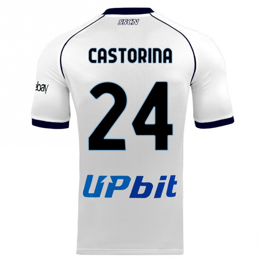 Hombre Fútbol Camiseta Alessandro Castorina #24 Blanco 2ª Equipación 2023/24 México