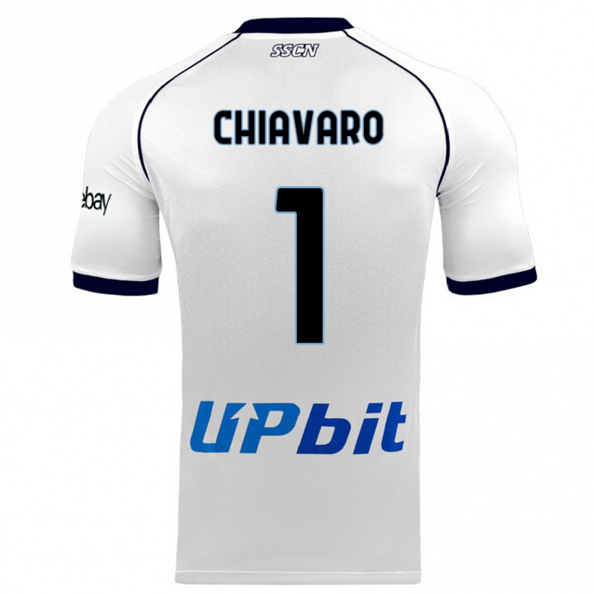 Hombre Fútbol Camiseta Kelly Chiavaro #1 Blanco 2ª Equipación 2023/24 México