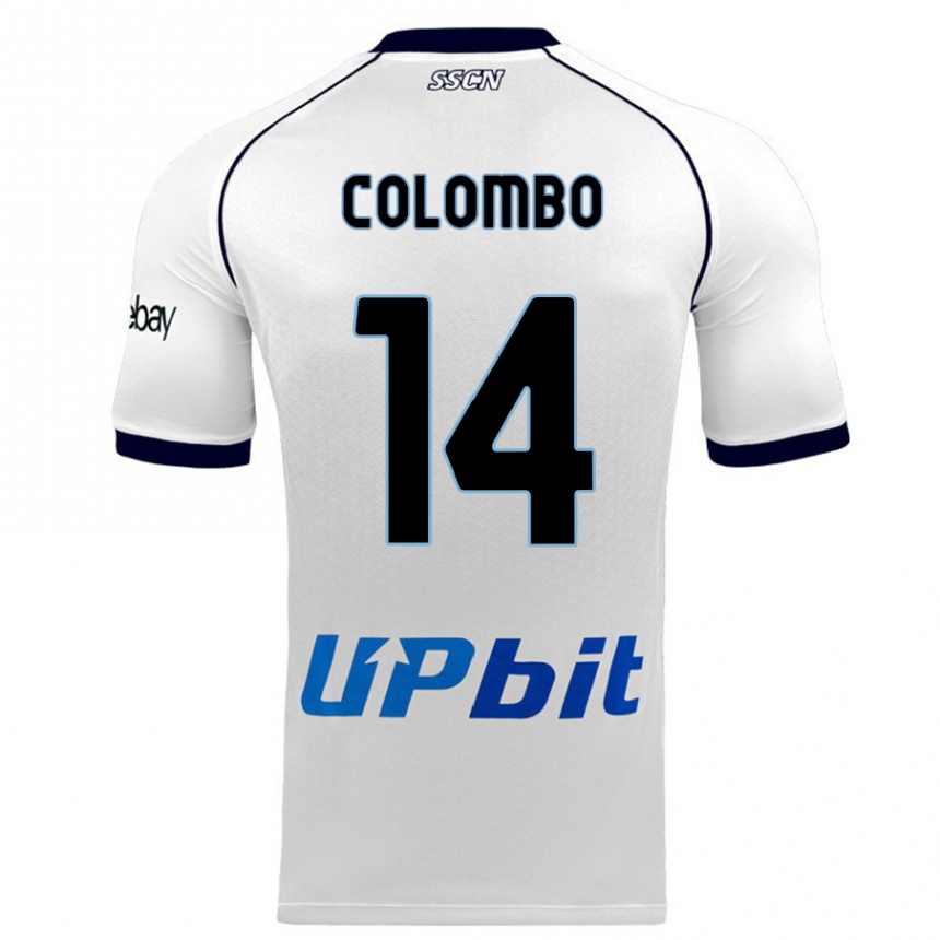 Hombre Fútbol Camiseta Sofia Colombo #14 Blanco 2ª Equipación 2023/24 México