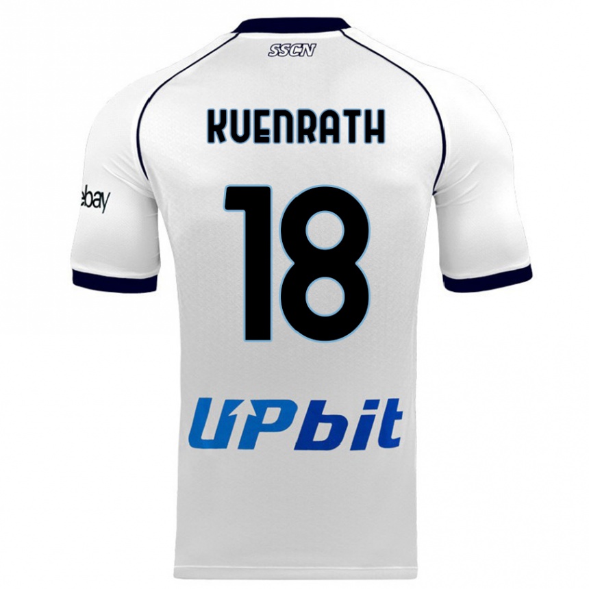 Hombre Fútbol Camiseta Melanie Kuenrath #18 Blanco 2ª Equipación 2023/24 México