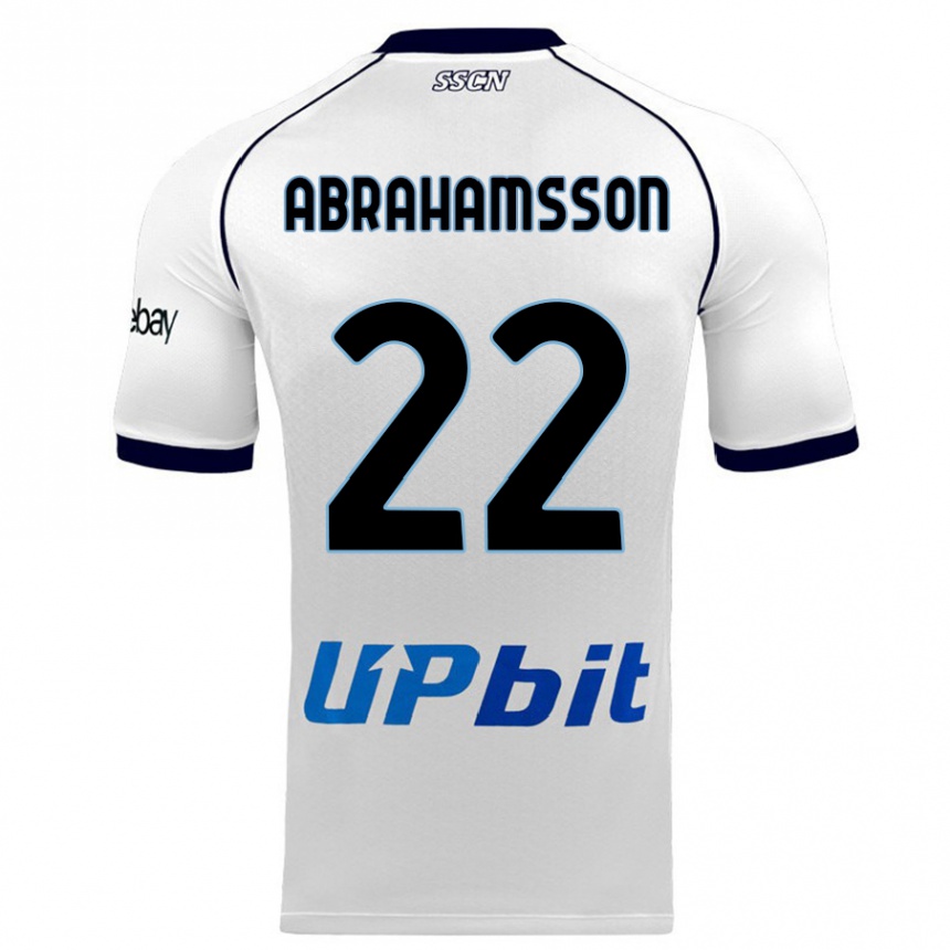 Hombre Fútbol Camiseta Sejde Abrahamsson #22 Blanco 2ª Equipación 2023/24 México