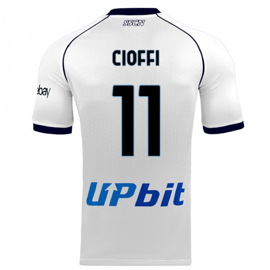 Hombre Fútbol Camiseta Antonio Cioffi #11 Blanco 2ª Equipación 2023/24 México