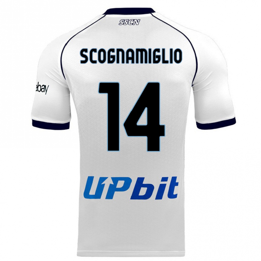 Hombre Fútbol Camiseta Fabio Scognamiglio #14 Blanco 2ª Equipación 2023/24 México