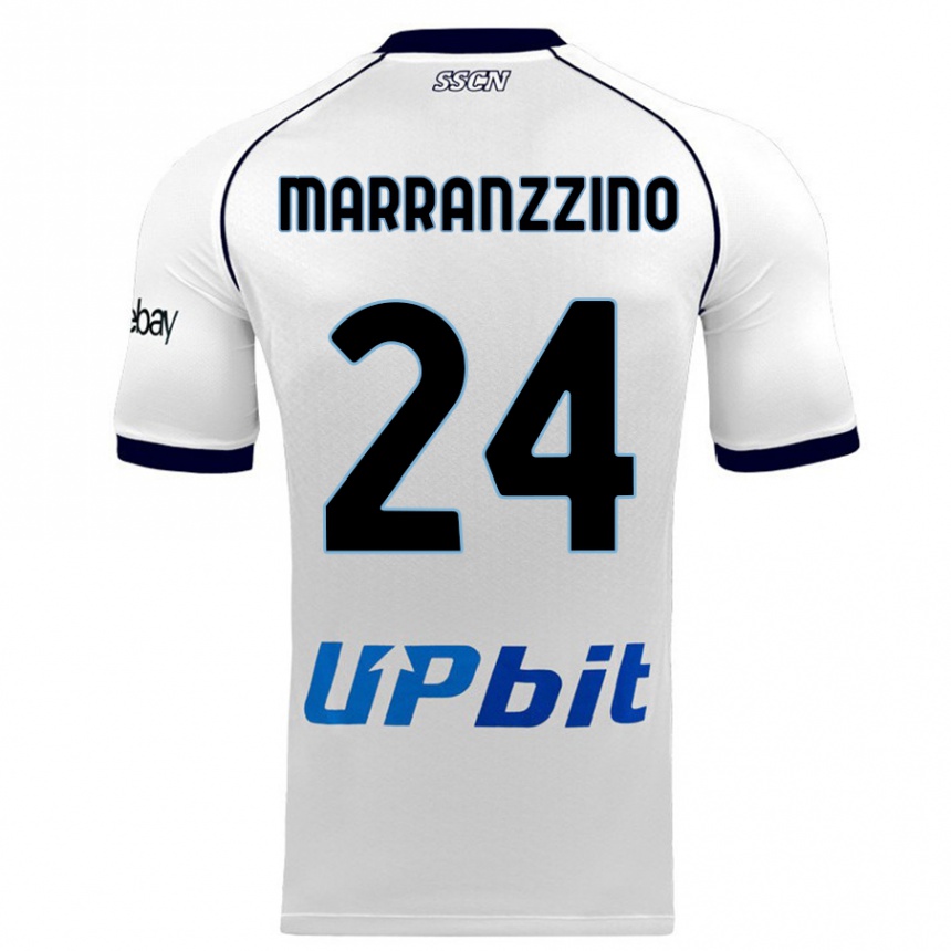 Hombre Fútbol Camiseta Pasquale Marranzzino #24 Blanco 2ª Equipación 2023/24 México