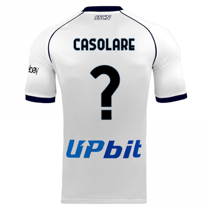 Hombre Fútbol Camiseta Gabriel Casolare #0 Blanco 2ª Equipación 2023/24 México