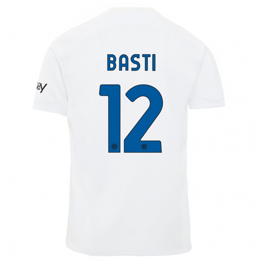 Hombre Fútbol Camiseta Matteo Basti #12 Blanco 2ª Equipación 2023/24 México