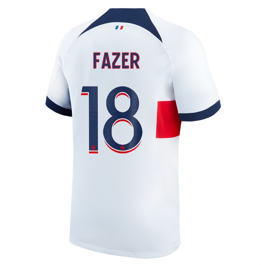 Hombre Fútbol Camiseta Laurina Fazer #18 Blanco 2ª Equipación 2023/24 México