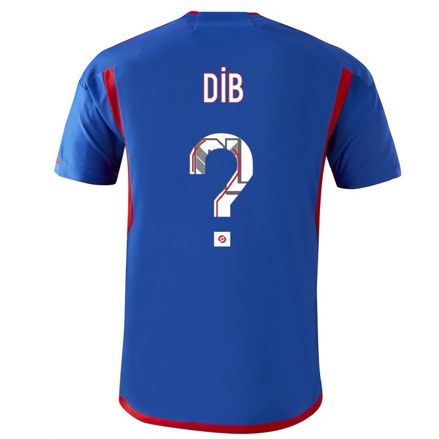 Hombre Fútbol Camiseta Djibrail Dib #0 Azul Rojo 2ª Equipación 2023/24 México