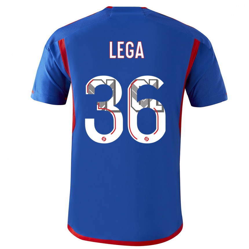 Hombre Fútbol Camiseta Sekou Lega #36 Azul Rojo 2ª Equipación 2023/24 México