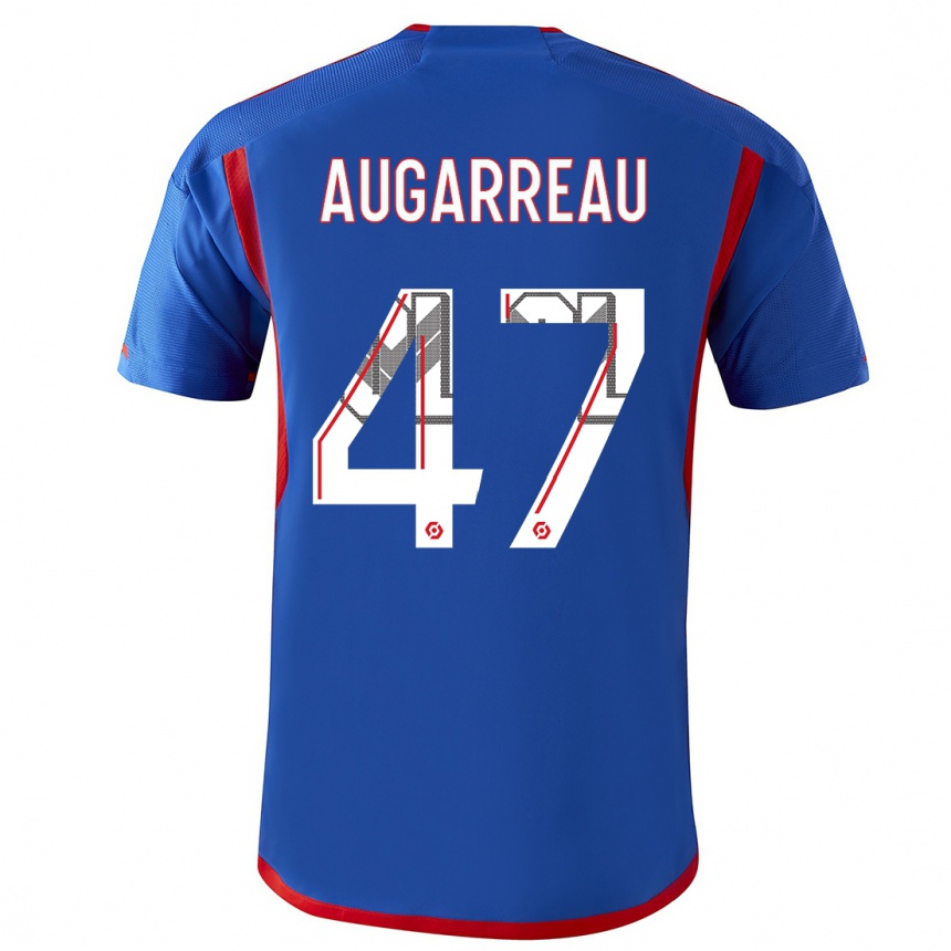 Hombre Fútbol Camiseta Sofiane Augarreau #47 Azul Rojo 2ª Equipación 2023/24 México