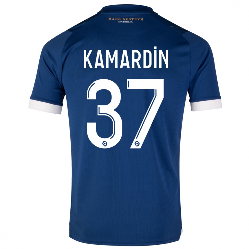 Hombre Fútbol Camiseta Aaron Kamardin #37 Azul Oscuro 2ª Equipación 2023/24 México