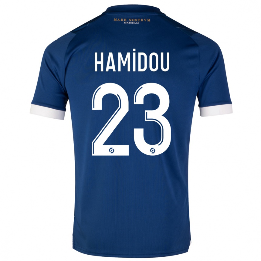 Hombre Fútbol Camiseta Jamila Hamidou #23 Azul Oscuro 2ª Equipación 2023/24 México