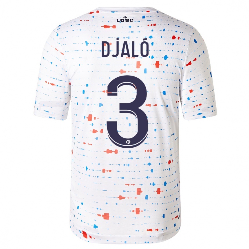 Hombre Fútbol Camiseta Tiago Djalo #3 Blanco 2ª Equipación 2023/24 México