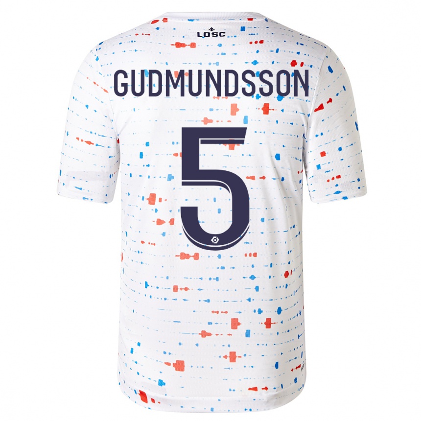 Hombre Fútbol Camiseta Gabriel Gudmundsson #5 Blanco 2ª Equipación 2023/24 México