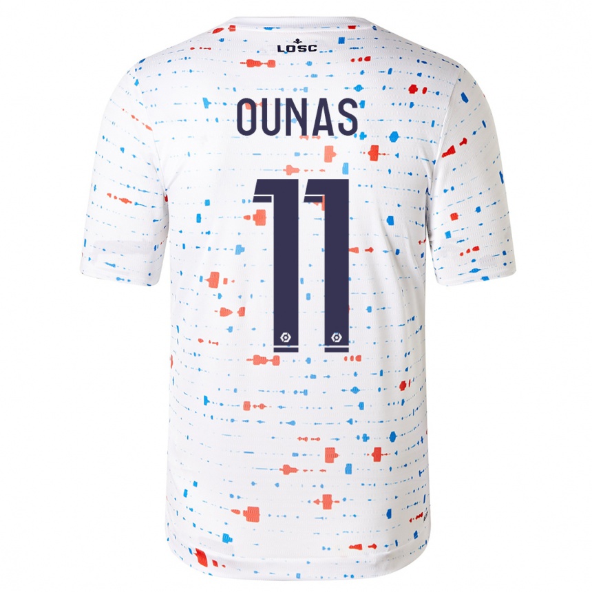 Hombre Fútbol Camiseta Adam Ounas #11 Blanco 2ª Equipación 2023/24 México