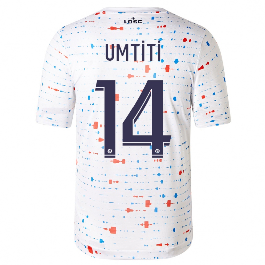 Hombre Fútbol Camiseta Samuel Umtiti #14 Blanco 2ª Equipación 2023/24 México