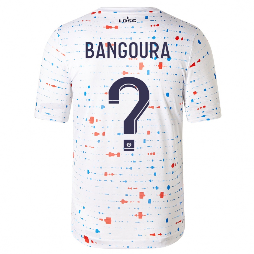 Hombre Fútbol Camiseta Abdoulaye Zakha Bangoura #0 Blanco 2ª Equipación 2023/24 México