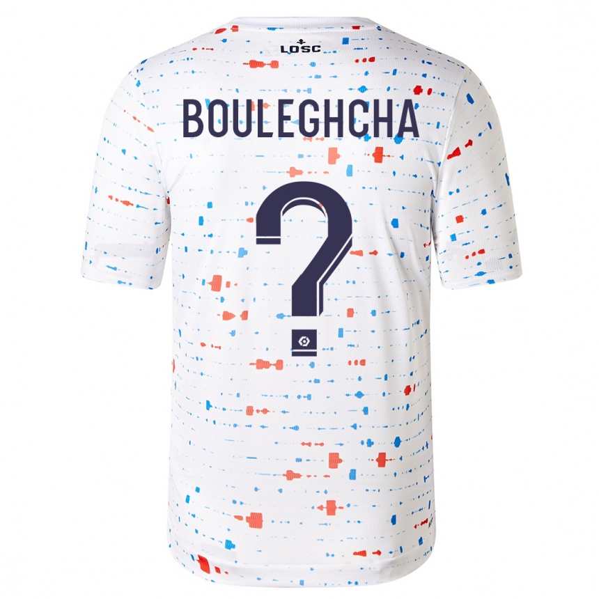 Hombre Fútbol Camiseta Ismail Bouleghcha #0 Blanco 2ª Equipación 2023/24 México