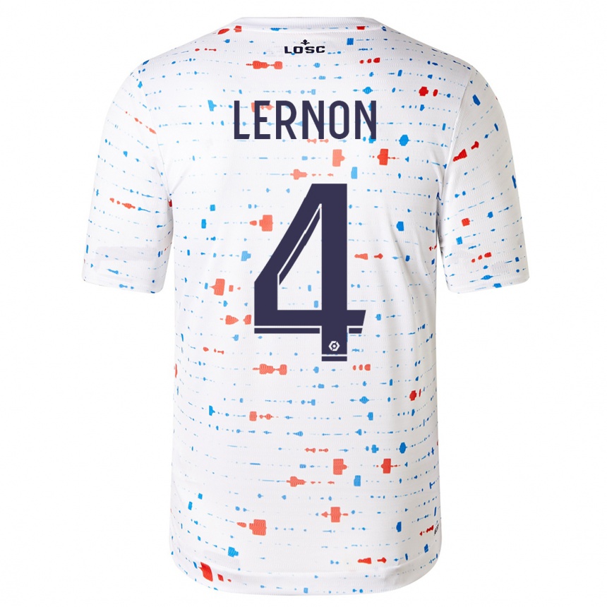 Hombre Fútbol Camiseta Jessica Lernon #4 Blanco 2ª Equipación 2023/24 México